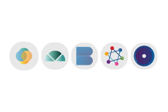 B Line Semi-Circle Apps Icon Set: Strategic Visual Assets for Cross-Platform Consistency