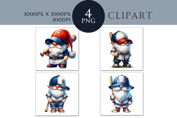 Baseball Gnome Clipart PNG Design Guide