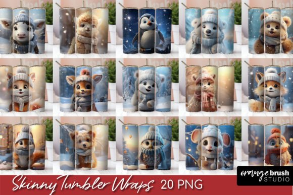 Christmas Animals Tumbler Wrap Bundle: A Practical Asset for Sublimation