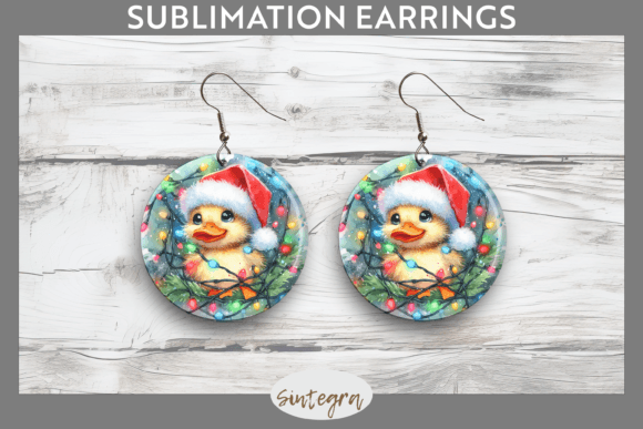 Christmas Duck Entangled Earrings: A Practical Guide to Sublimation Success