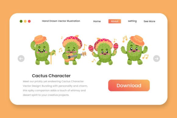 Evaluating Cactus Character Illustrations for Creative Projects