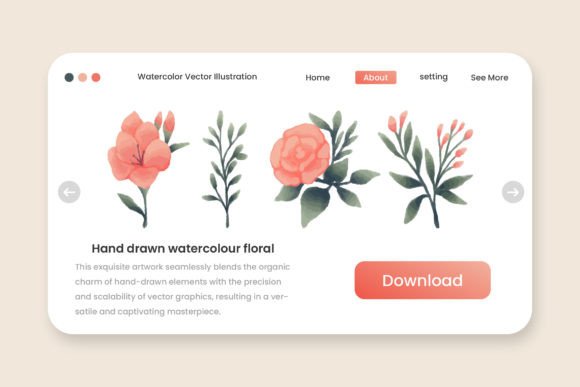 Evaluating Hand Draw Watercolor Illustrations for Digital and Print Projects