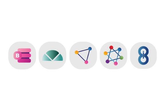 Evaluating the Semi-circle Molecule Apps Icon Set for Digital Projects