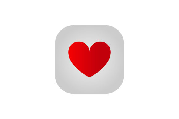 Love Red Illustrasion Apps Icon: Elevating Digital Interfaces with Emotional Design