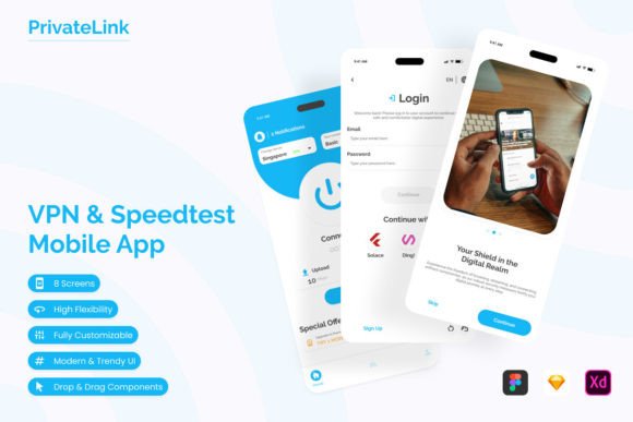 PrivateLink - VPN and Speedtest App: Redefining Secure Connectivity