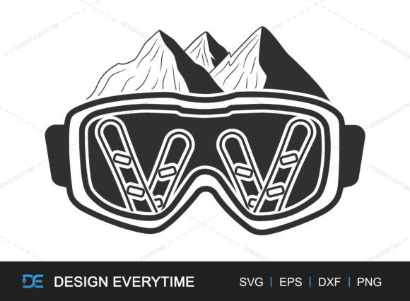 Snowboarding SVG - Mountain Adventure: Elevating Digital Craft and Winter Apparel Design