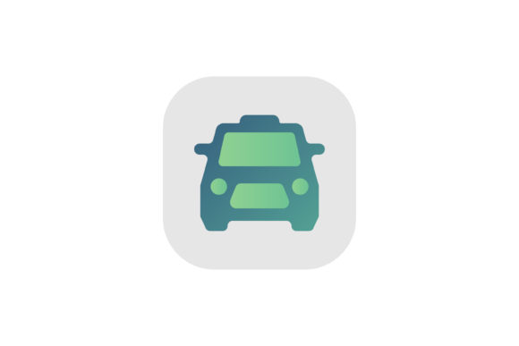 Strategic Implementation of the Car Green Gradient Vektor Apps Icon in Digital Product Design