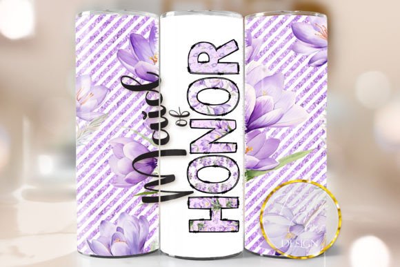 Wedding Tumbler PNG Maid of Honor Design Guide
