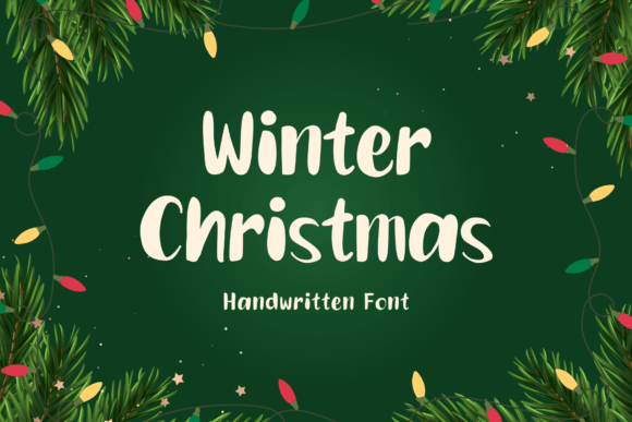 Winter Christmas Font: A Guide to Sweet Handwritten Display Typography
